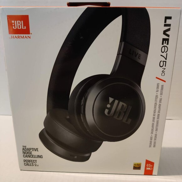 JBL Harman Bluetooth Wireless Headphones with Dual Microphones Live 675 NC - Picture 1 of 7